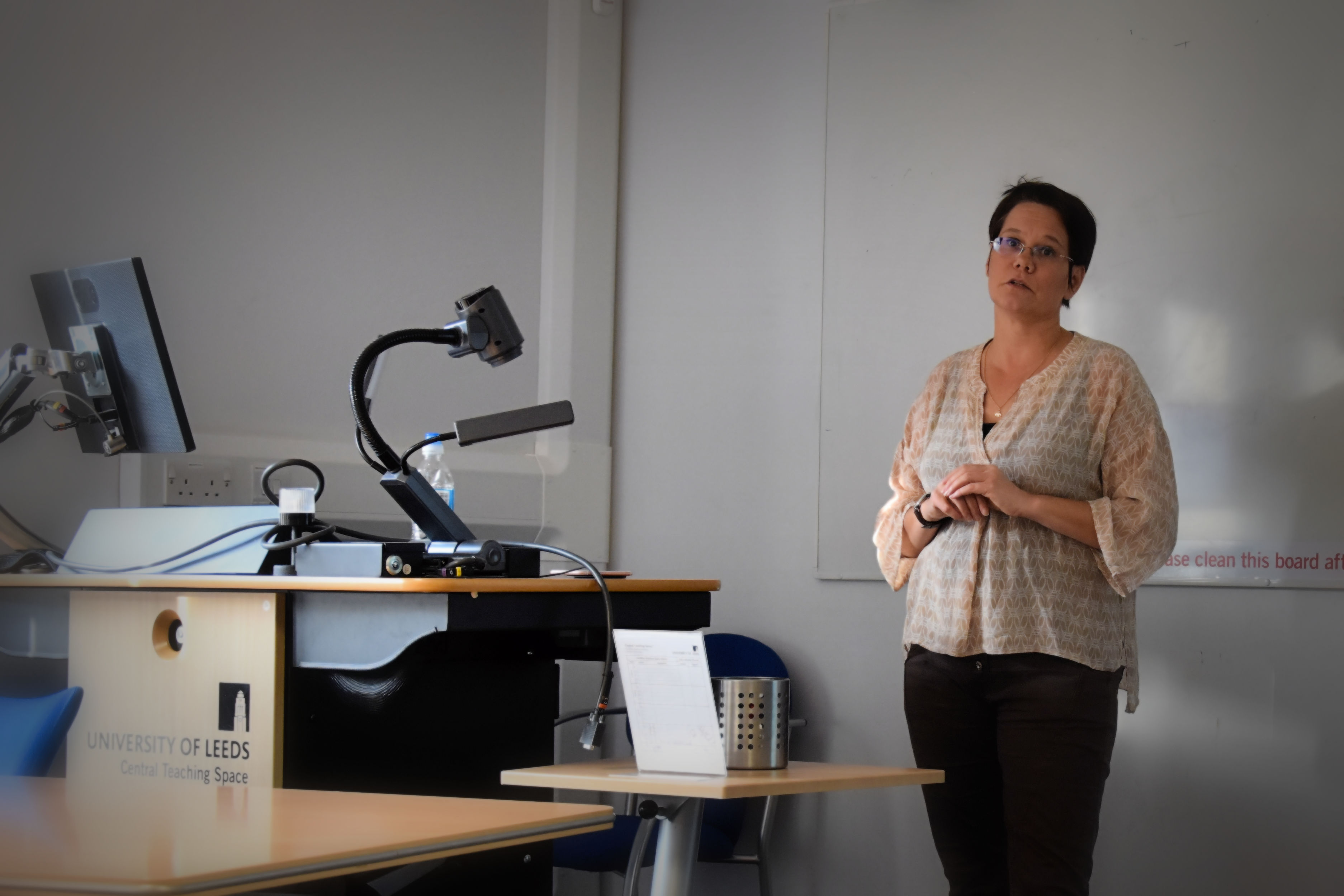 Liisa Lahteenmaki presenting at CERIC Seminar